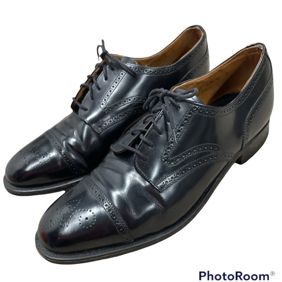 JOSEPH CHEANEY Black Leather Oxford Dress Shoes size 11 - Picture 4 of 15